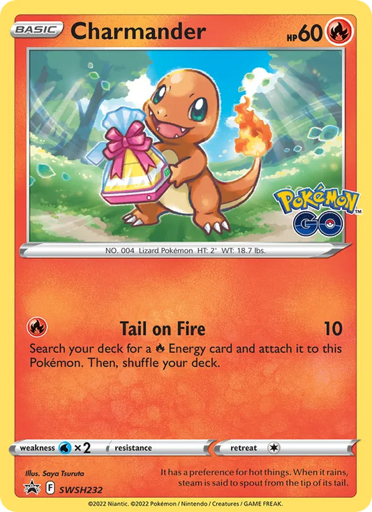Charmander Holo WH232/307 SWSH Black Star Promos Pokémon Card