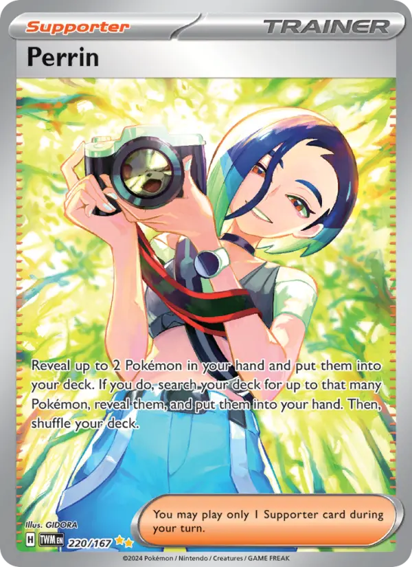 Perrin Holo 220/167 Twilight Masquerade Pokémon Card