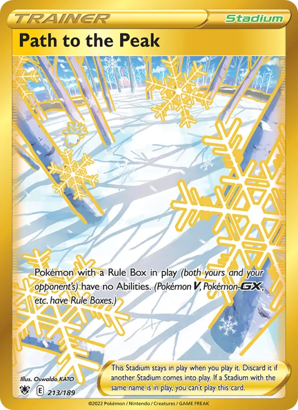 Path to the Peak Holo 213/189 Astral Radiance Pokémon Card