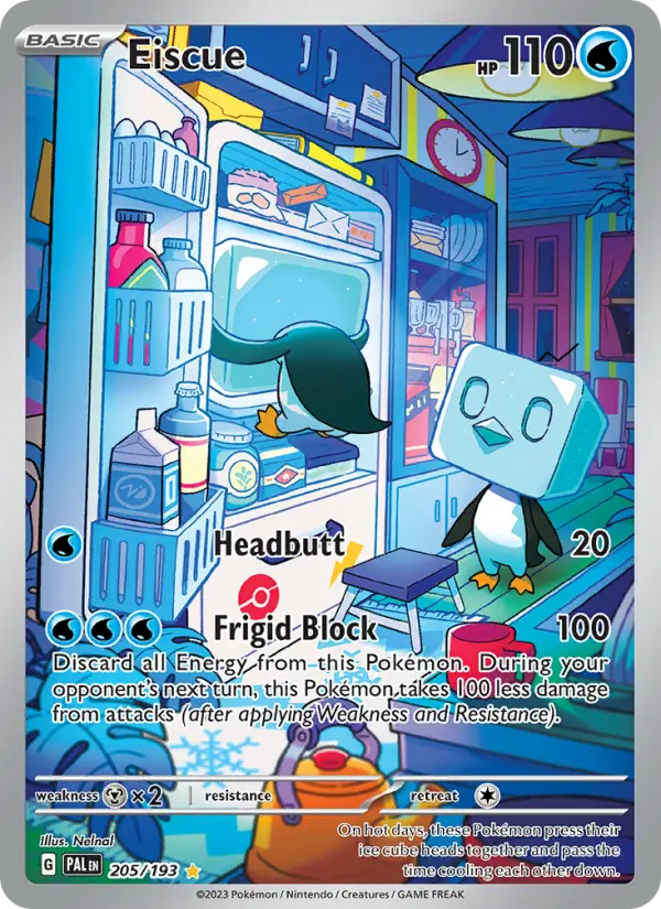 Eiscue Holo 205/193 Paldea Evolved Pokémon Card