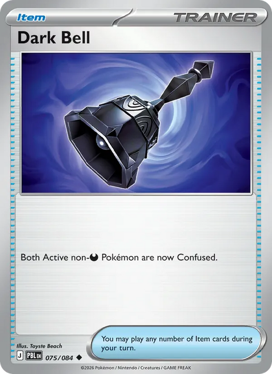 Dark Bell Normal 075/84 Pitch Black Pokémon Card