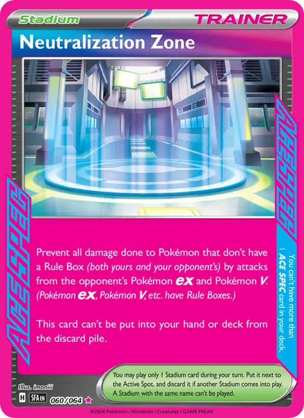 Neutralization Zone Holo 060/64 Shrouded Fable Pokémon Card