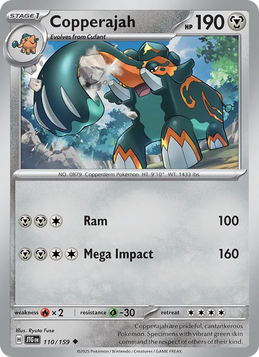 Copperajah Normal 110/159 Journey Together Pokémon Card