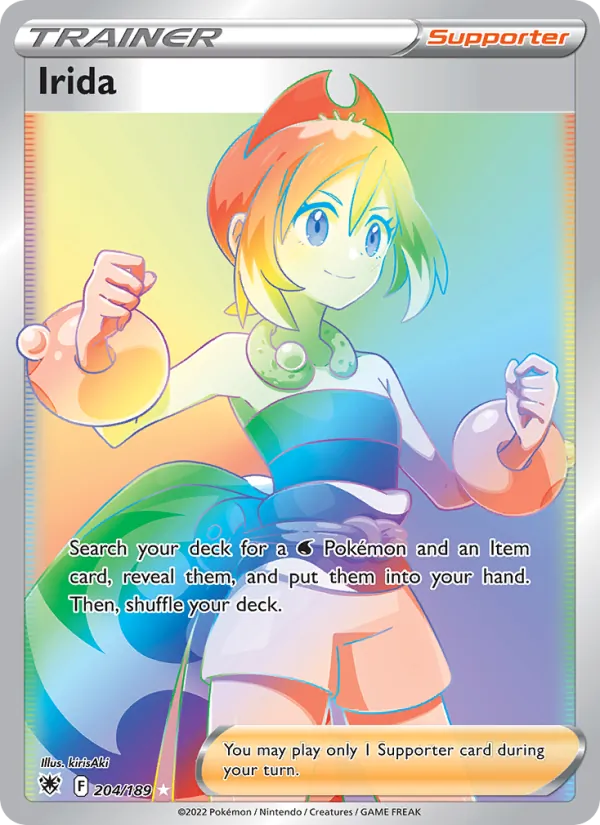 Irida Holo 204/189 Astral Radiance Pokémon Card