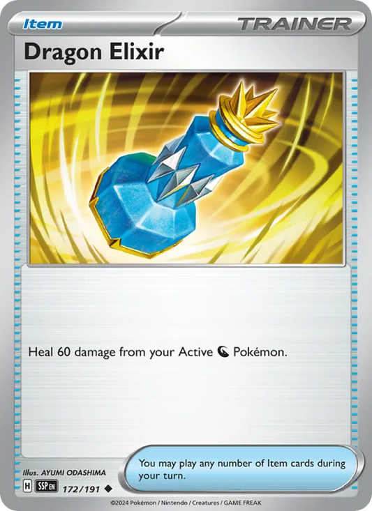 Dragon Elixir Normal 172/191 Surging Sparks Pokémon Card