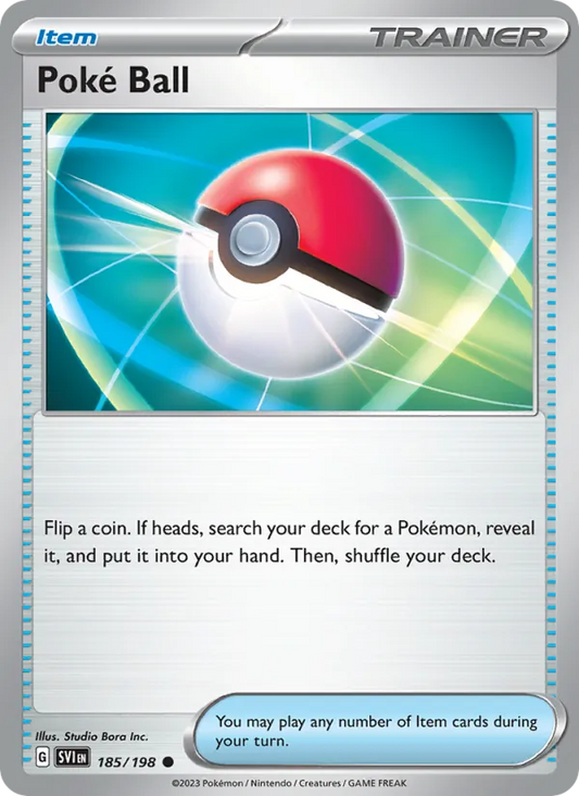 Poké Ball Normal 185/198 Scarlet & Violet Pokémon Card