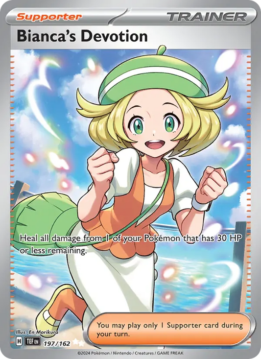 Bianca's Devotion Holo 197/162 Temporal Forces Pokémon Card