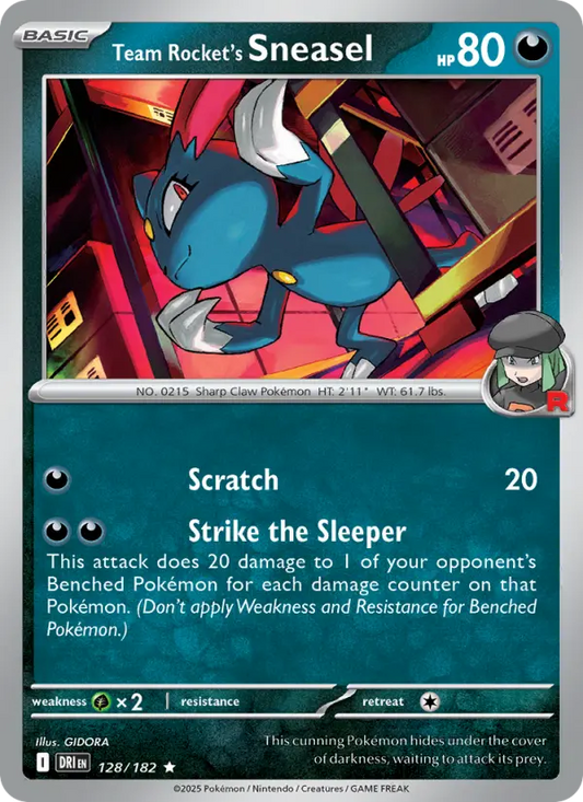 Team Rocket's Sneasel (DRI) 128