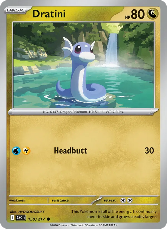 Dratini Normal 150/217 Ascended Heroes Pokémon Card