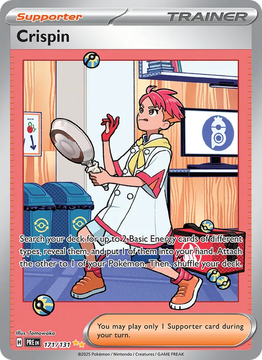 Crispin Holo 171/131 Prismatic Evolutions Pokémon Card