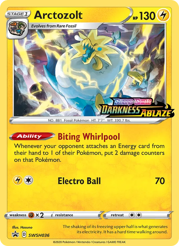 Arctozolt Holo WH036/307 SWSH Black Star Promos Pokémon Card