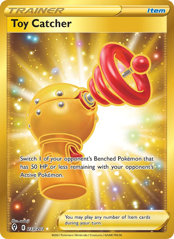 Toy Catcher Holo 233/203 Evolving Skies Pokémon Card