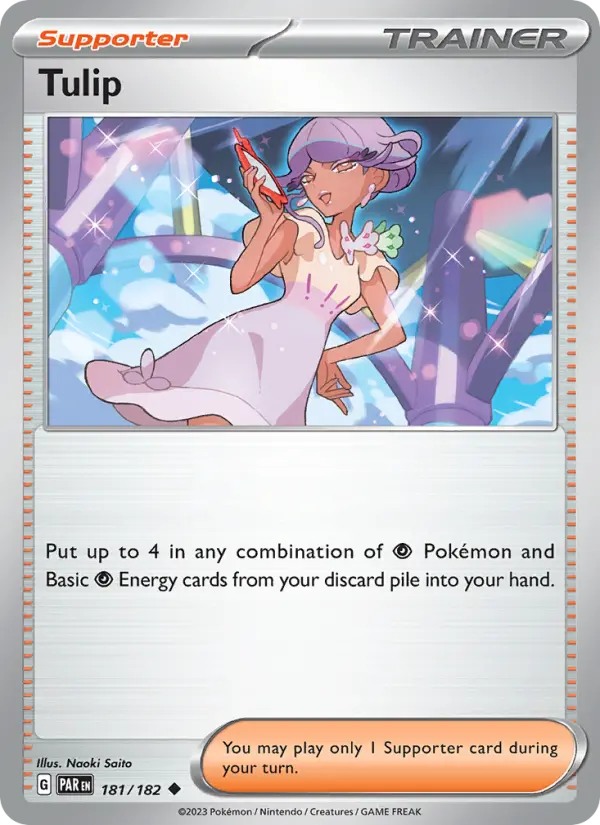 Tulip Reverse Holo 181/182 Paradox Rift Pokémon Card