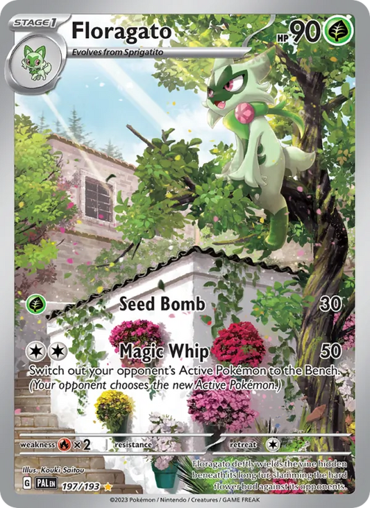 Floragato Holo 197/193 Paldea Evolved Pokémon Card