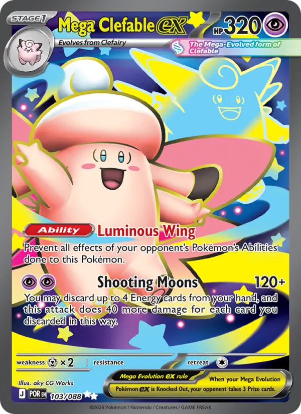 Mega Clefable ex (POR) 103