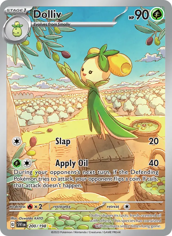 Dolliv Holo 200/198 Scarlet & Violet Pokémon Card