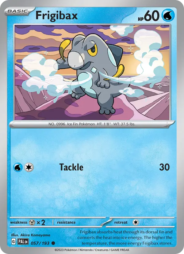 Frigibax Non-Foil 057/193 Paldea Evolved Pokémon Card