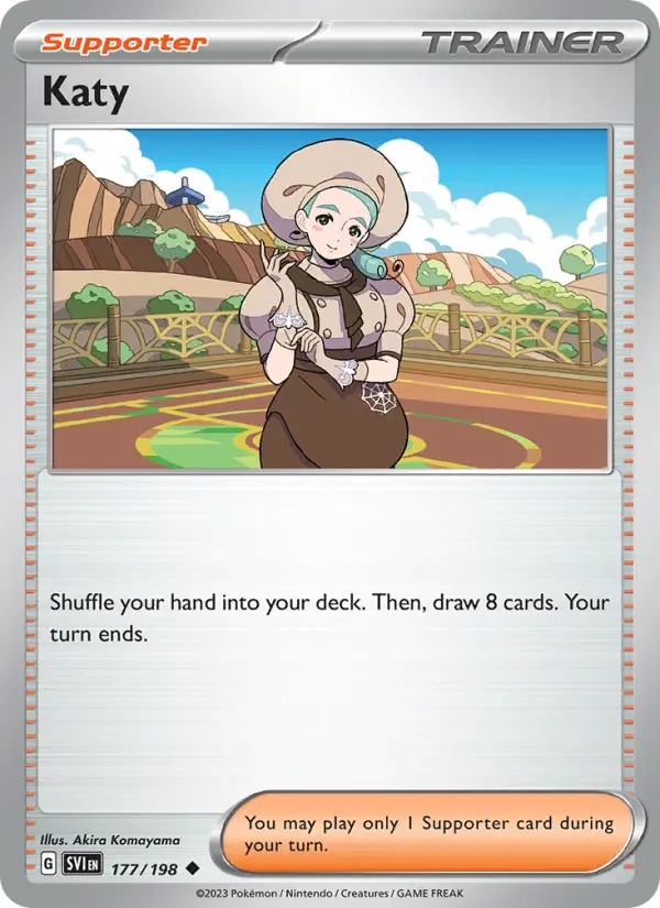 Katy Non-Foil 177/198 Scarlet & Violet Pokémon Card