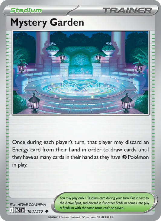 Mystery Garden Normal 194/217 Ascended Heroes Pokémon Card
