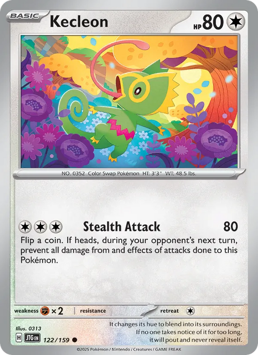 Kecleon Normal 122/159 Journey Together Pokémon Card