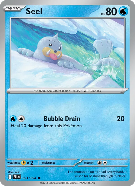 Seel Normal 021/94 Phantasmal Flames Pokémon Card