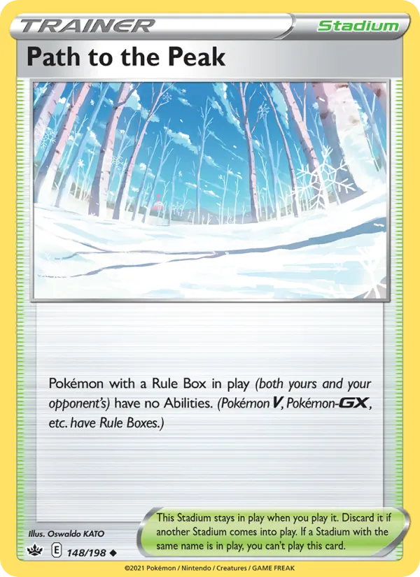 Path to the Peak Reverse Holo 148/198 Chilling Reign Pokémon Card