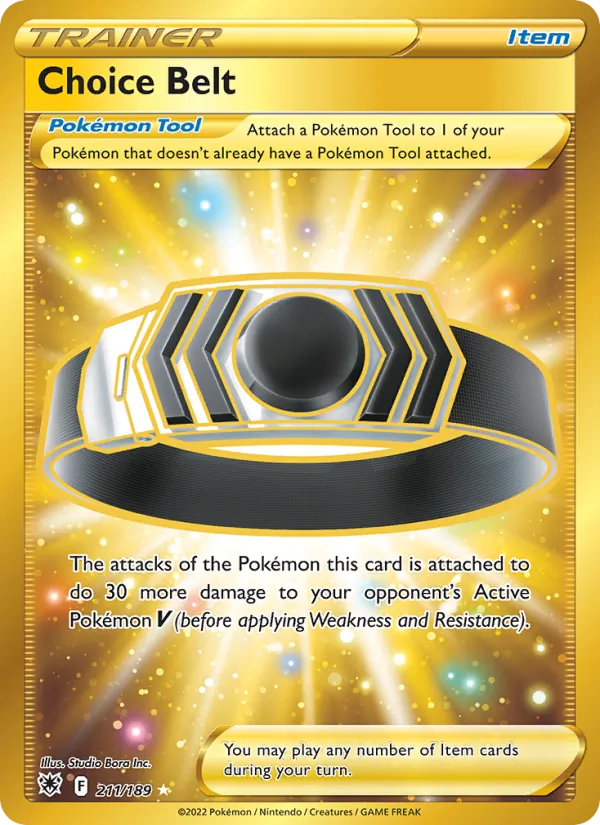 Choice Belt Holo 211/189 Astral Radiance Pokémon Card