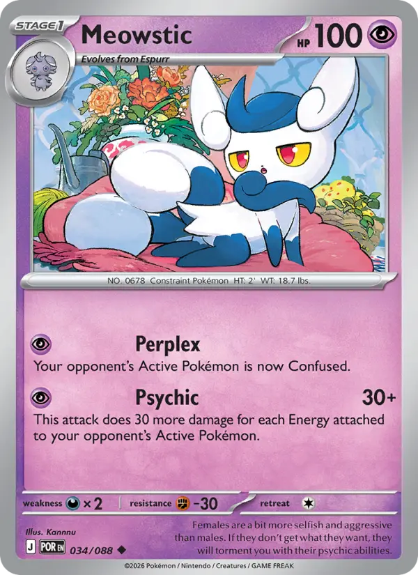 Meowstic (POR) 034