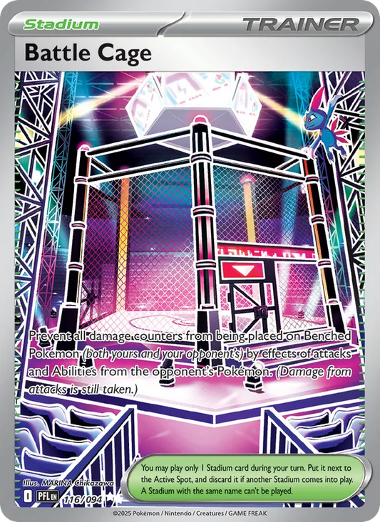 Battle Cage Holo 116/94 Phantasmal Flames Pokémon Card