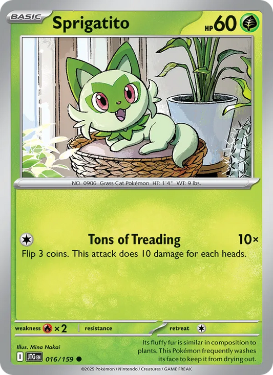 Sprigatito Normal 016/159 Journey Together Pokémon Card