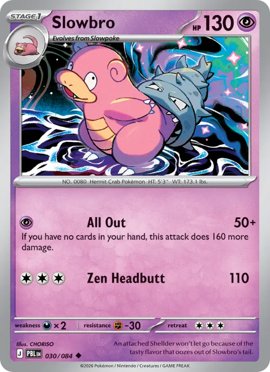 Slowbro Reverse Holo 030/84 Pitch Black Pokémon Card