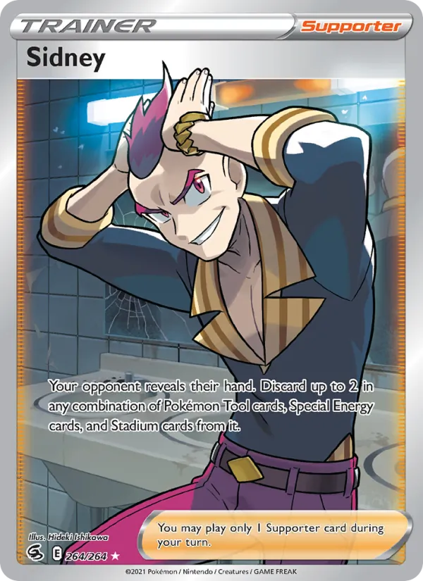 Sidney Holo 264/264 Fusion Strike Pokémon Card