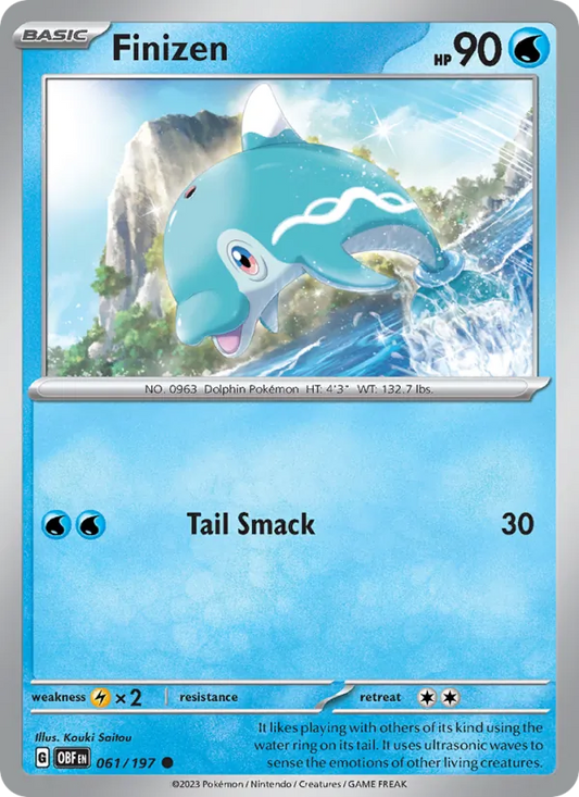 Finizen Normal 061/197 Obsidian Flames Pokémon Card