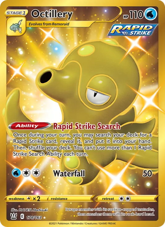 Octillery Holo 178/163 Battle Styles Pokémon Card