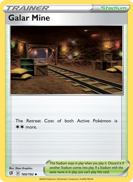 Galar Mine Normal 160/192 Rebel Clash Pokémon Card