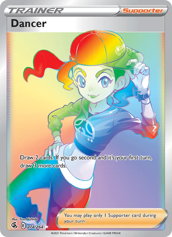 Dancer Holo 274/264 Fusion Strike Pokémon Card
