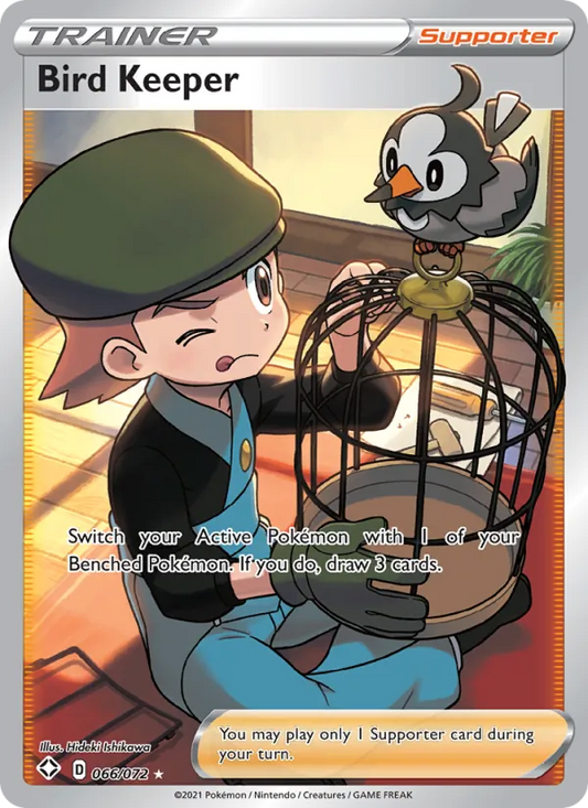 Bird Keeper Holo 066/72 Shining Fates Pokémon Card