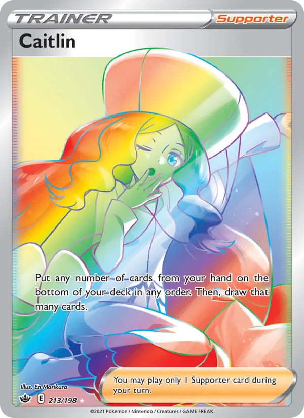 Caitlin Holo 213/198 Chilling Reign Pokémon Card