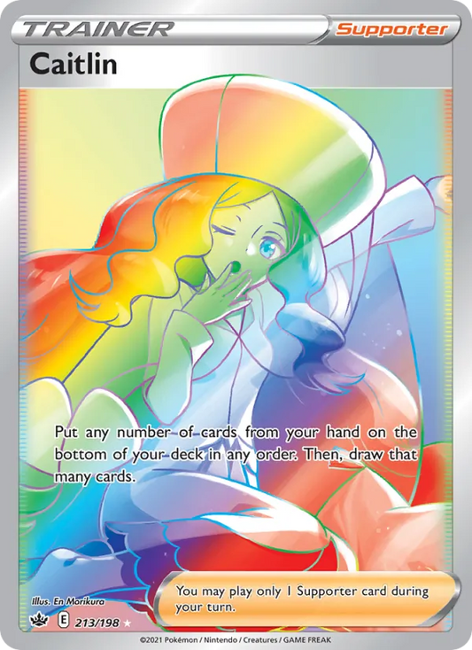 Caitlin Holo 213/198 Chilling Reign Pokémon Card