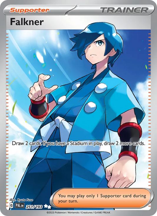 Falkner Holo 251/193 Paldea Evolved Pokémon Card