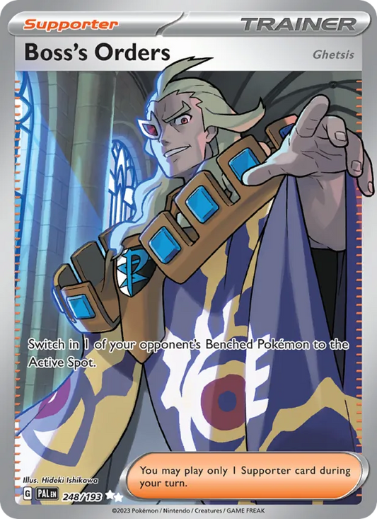 Boss's Orders Holo 248/193 Paldea Evolved Pokémon Card