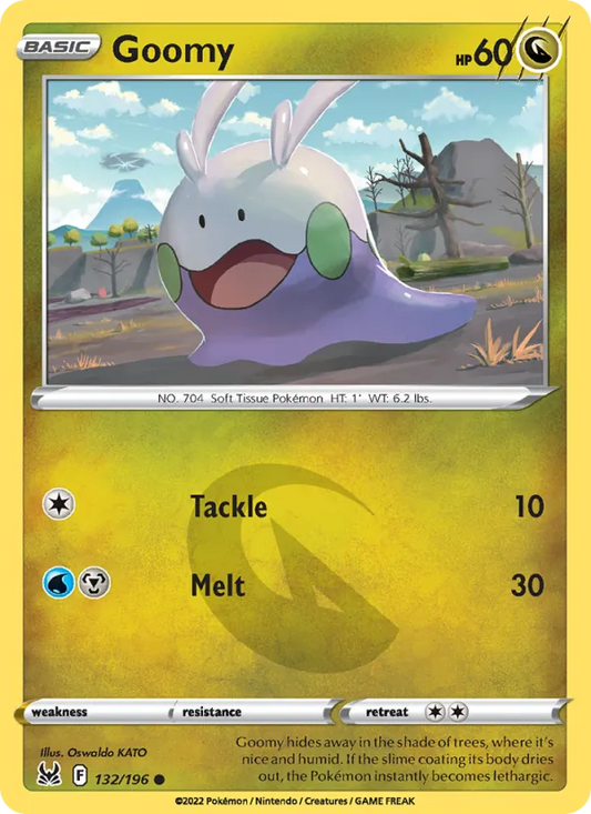 Goomy Reverse Holo 132/196 Lost Origin Pokémon Card
