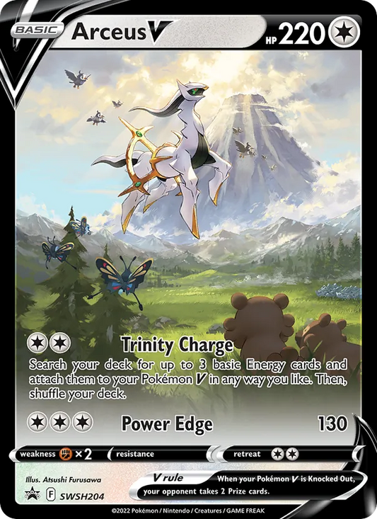 Arceus V Holo WH204/307 SWSH Black Star Promos Pokémon Card