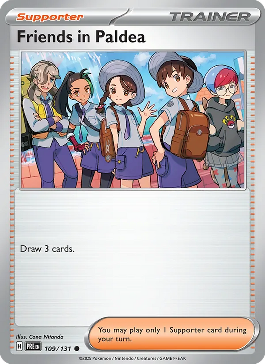 Friends in Paldea Normal 109/131 Prismatic Evolutions Pokémon Card