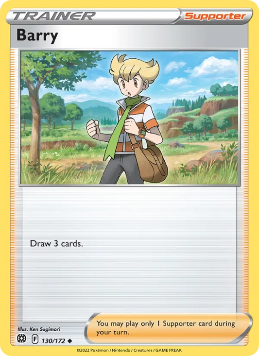 Barry Normal 130/172 Brilliant Stars Pokémon Card