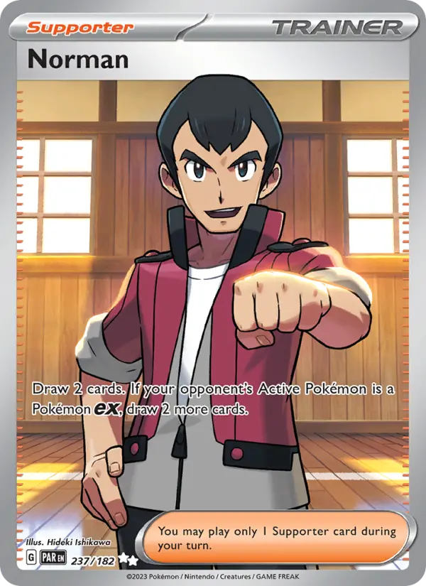 Norman Holo 237/182 Paradox Rift Pokémon Card
