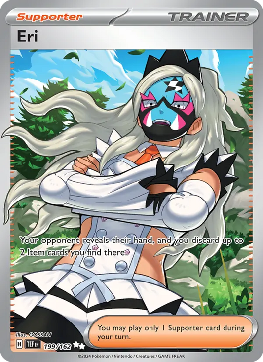 Eri Holo 199/162 Temporal Forces Pokémon Card