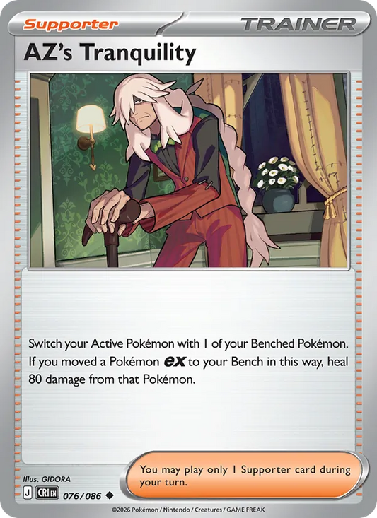 AZ's Tranquility Normal 076/86 Chaos Rising Pokémon Card