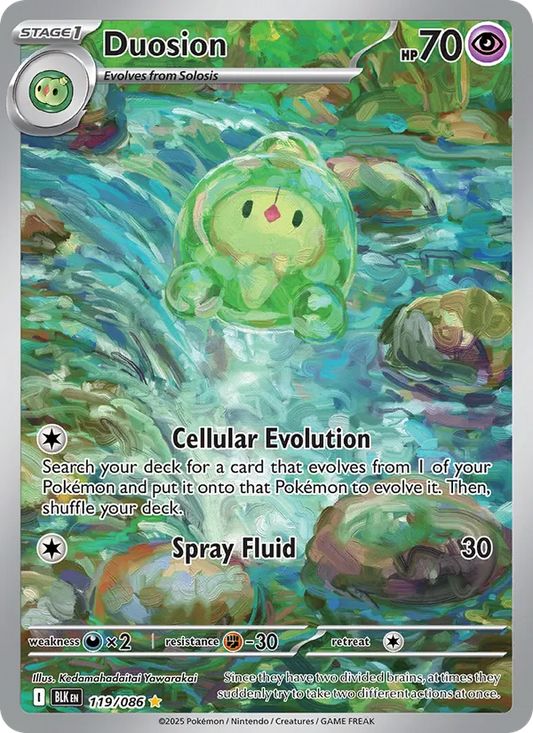 Duosion Holo 119/86 Black Bolt Pokémon Card