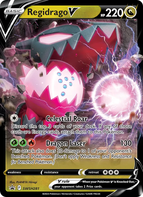 Regidrago V Holo WH281/307 SWSH Black Star Promos Pokémon Card